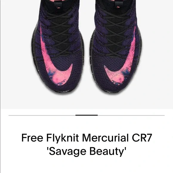 Nike free flyknit mercurial CR7 savage beauty